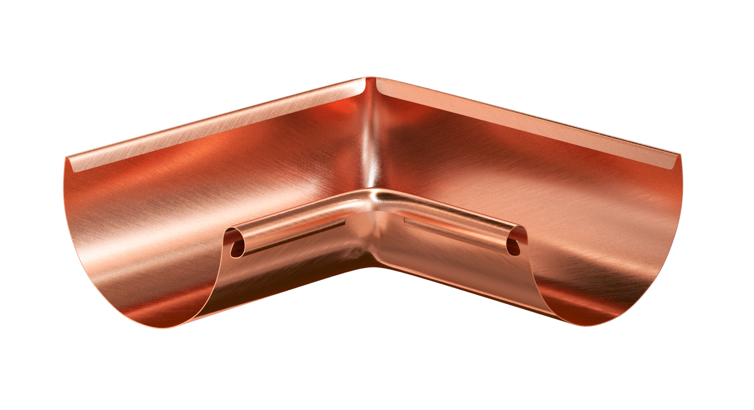 Угол желоба внутренний