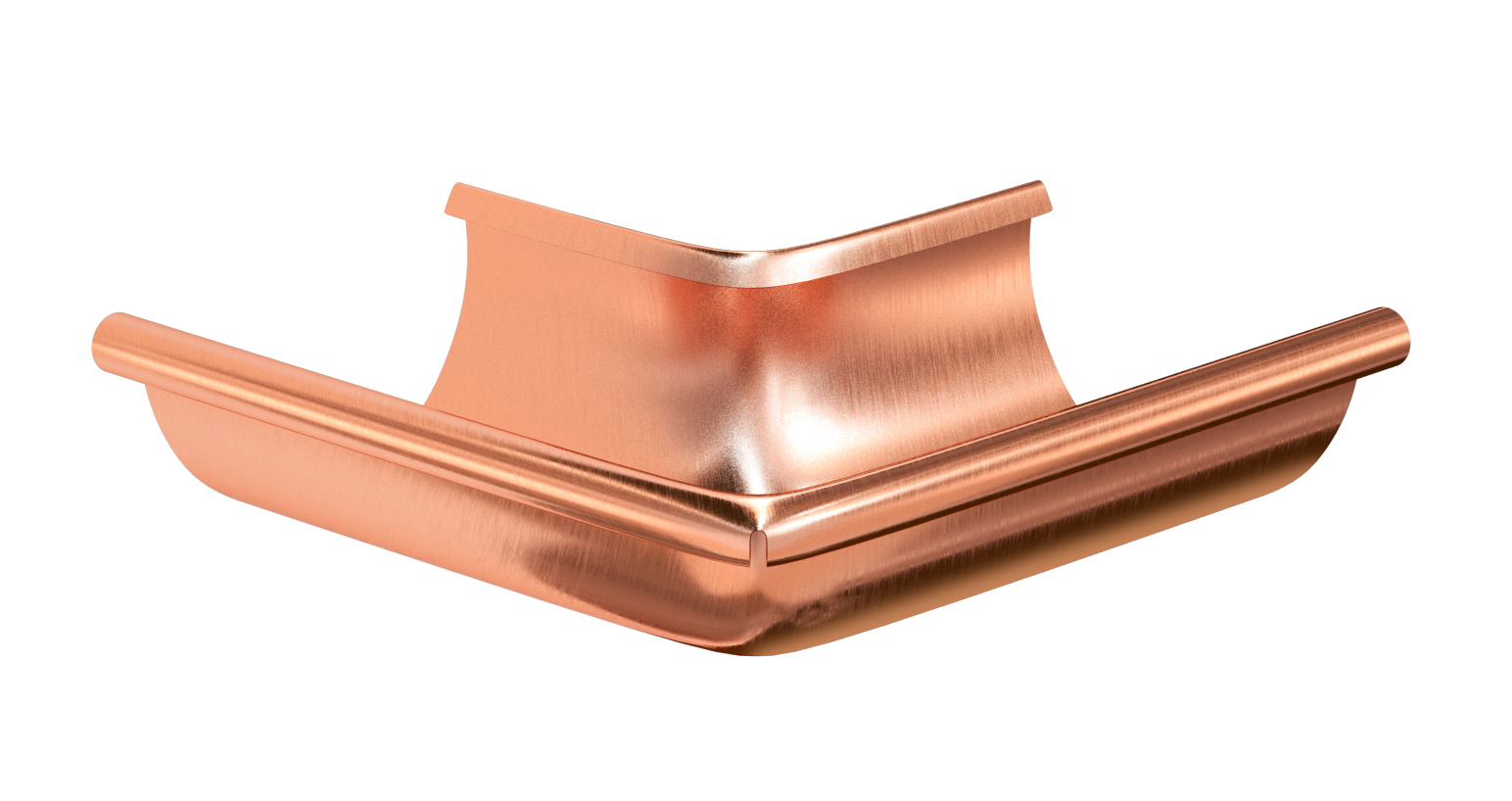 Угол желоба наружный