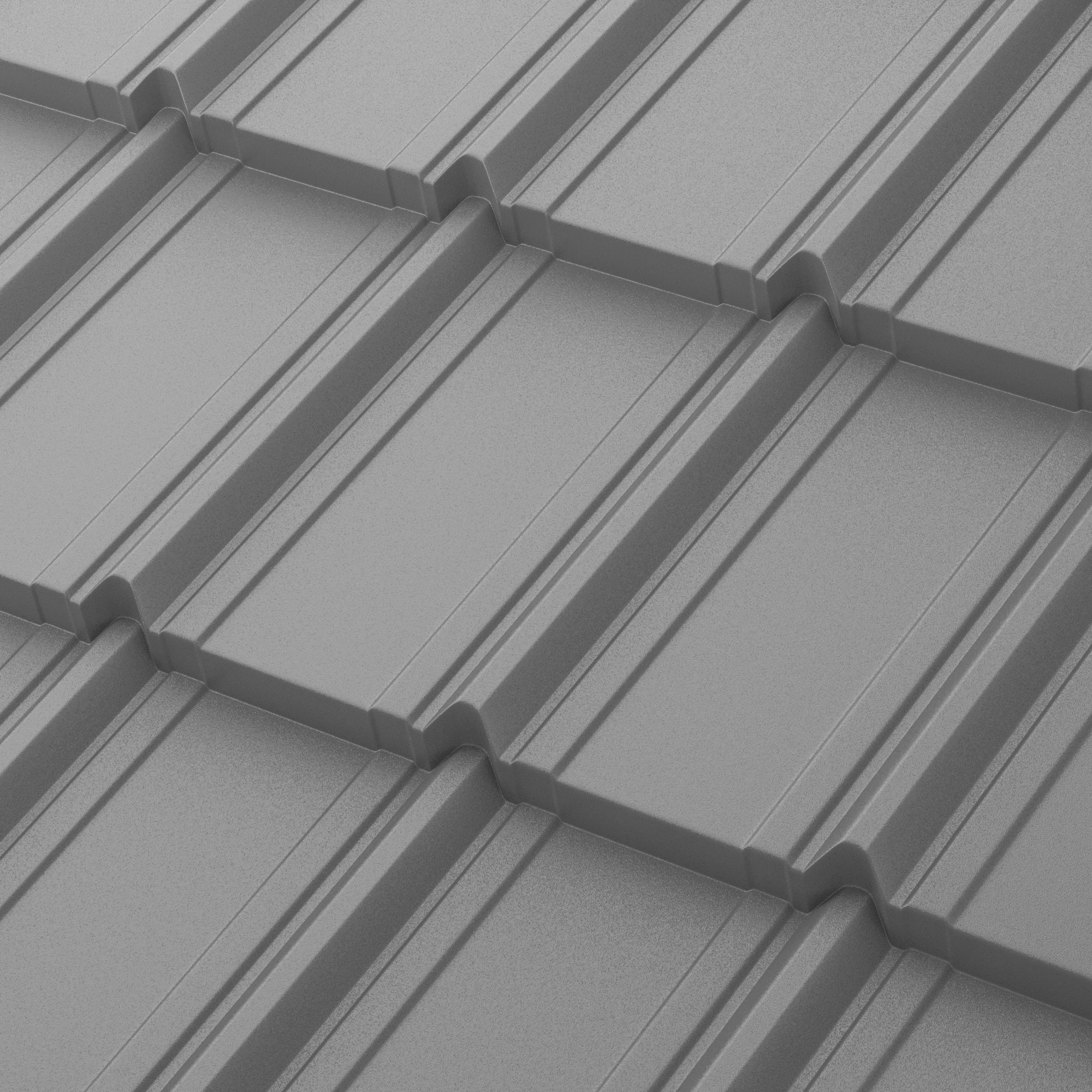 Модульная металлическая черепица Берген