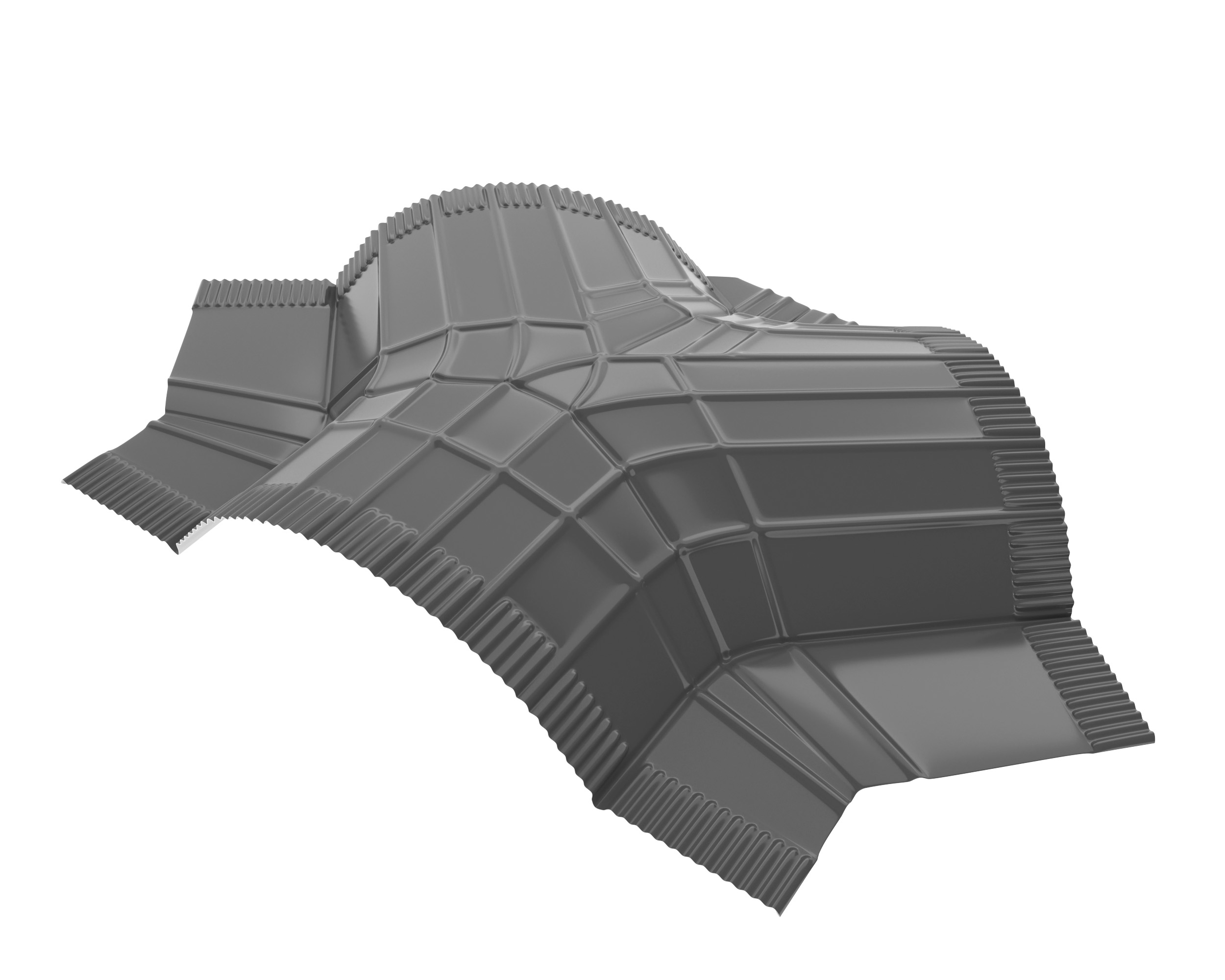 Y-тройник полукруглого конька R90